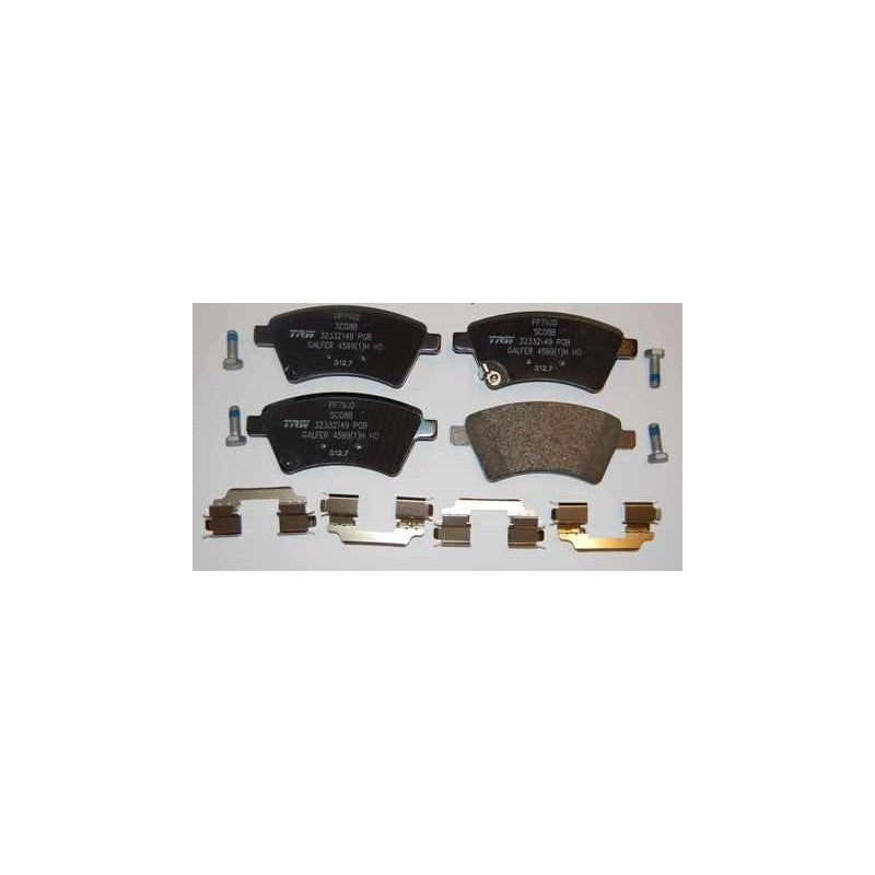 Set placute frana MOTAQUIP LVXL1304