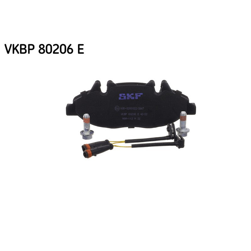 Set placute frana SKF VKBP 80206 E