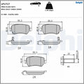 Set placute frana DELPHI LP1717