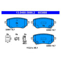 Set placute frana ATE 13.0460-3888.2