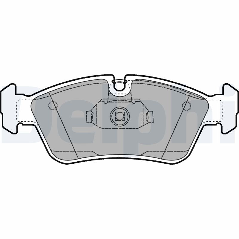 Set placute frana DELPHI LP1421