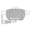 Set placute frana MOTAQUIP LVXL1125