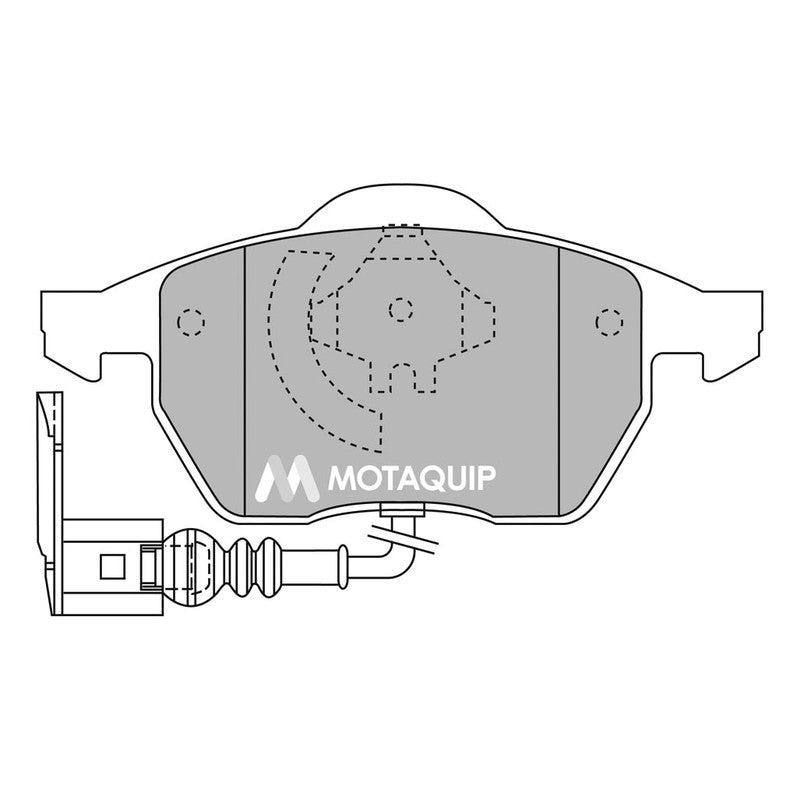 Set placute frana MOTAQUIP LVXL1125