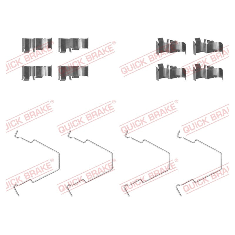 Kit accesorii placute frana QUICK BRAKE 109-1652