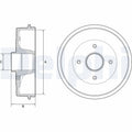 Tambur frana DELPHI BFR538