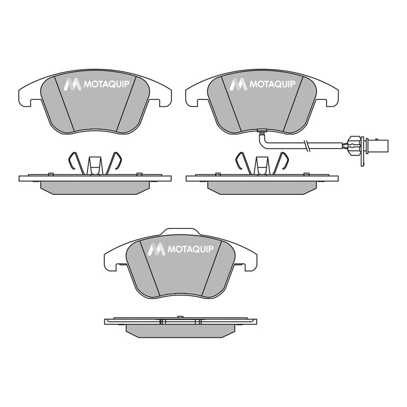 Set placute frana MOTAQUIP LVXL1402