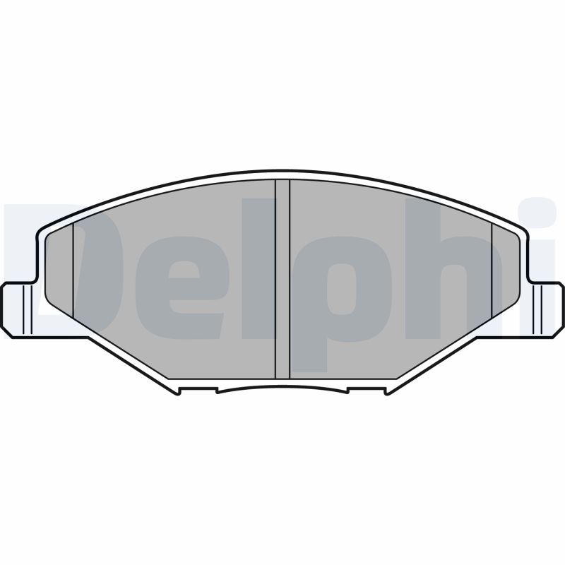 Set placute frana DELPHI LP2444