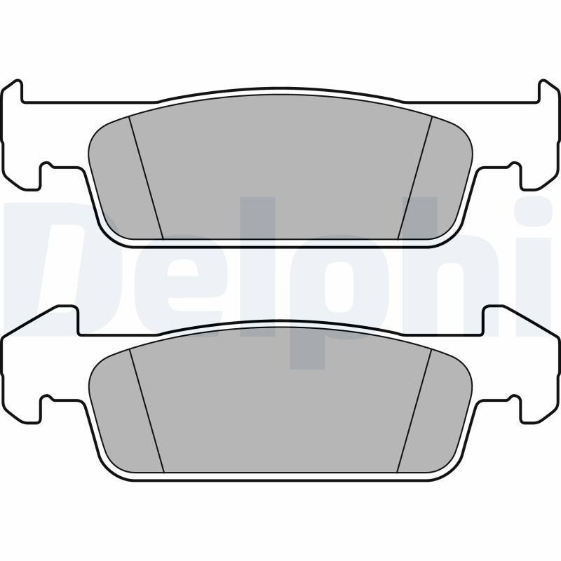 Set placute frana DELPHI LP2663
