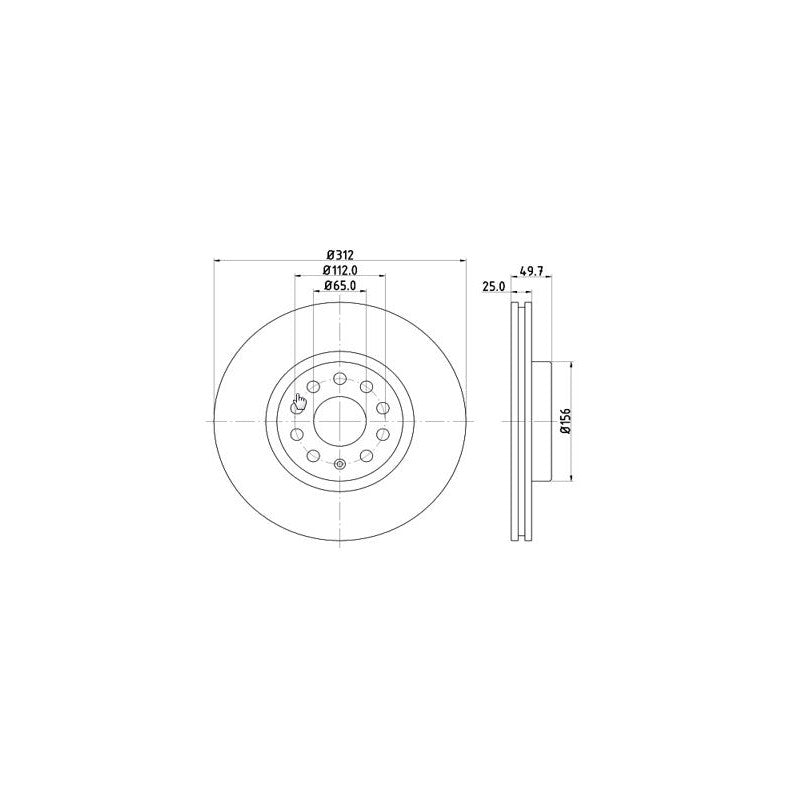 Disc frana MTR 12108505