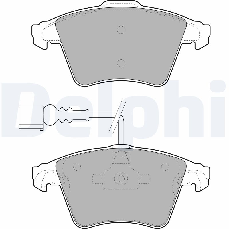 Set placute frana DELPHI LP1950