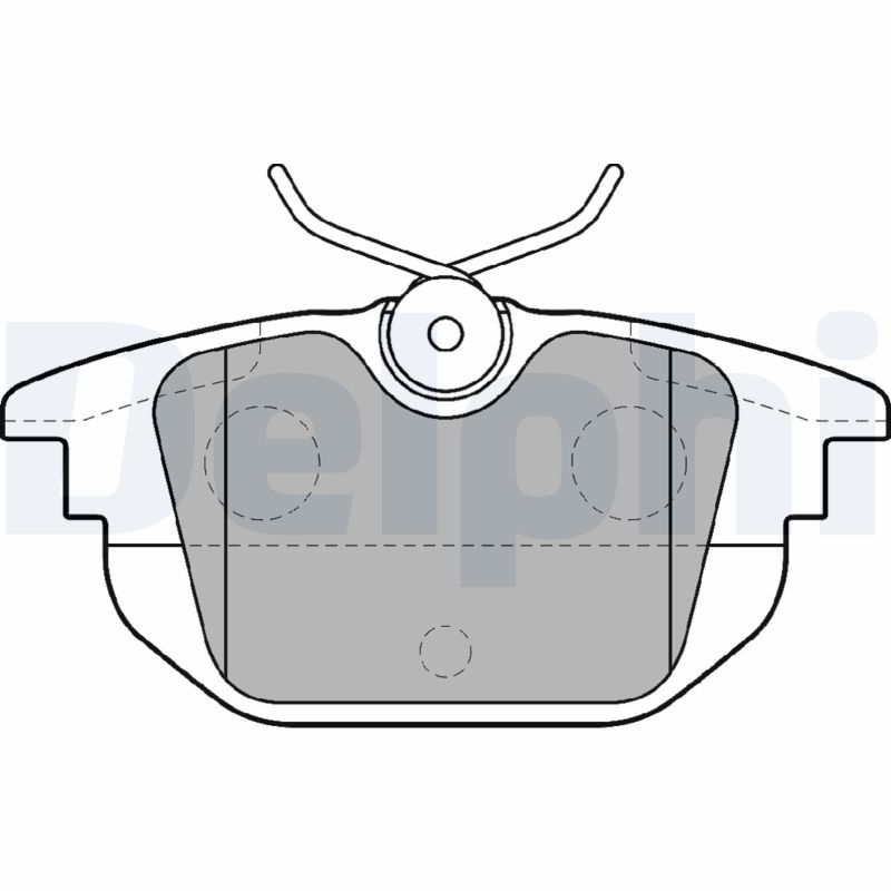 Set placute frana DELPHI LP1472