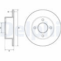 Disc frana DELPHI BG2343
