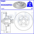Disc frana DELPHI BG9268RSC