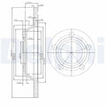 Disc frana DELPHI BG2987