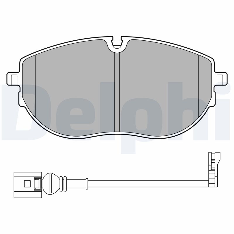 Set placute frana DELPHI LP3652