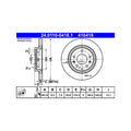 Disc frana ATE 24.0110-0418.1