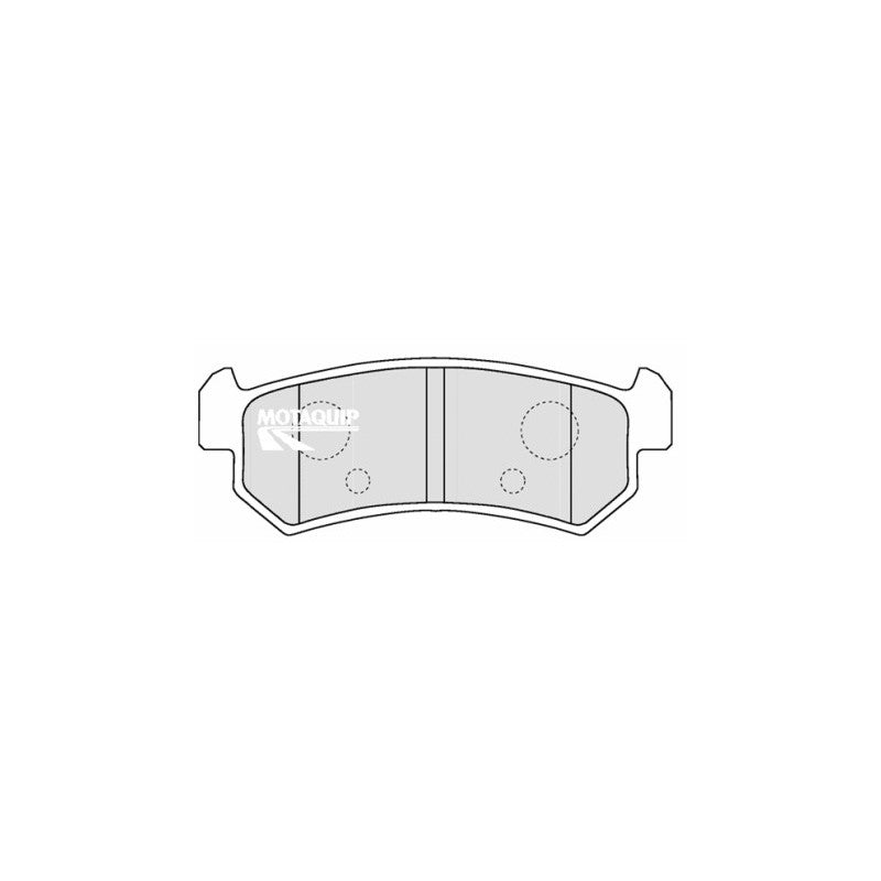 Set placute frana MOTAQUIP LVXL1177