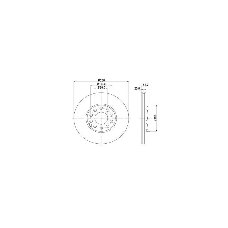 Disc frana MTR 12108510