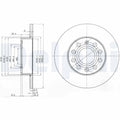 Disc frana DELPHI BG3890C