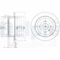 Disc frana DELPHI BG3615
