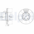 Disc frana DELPHI BG3676