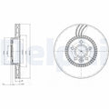 Disc frana DELPHI BG3784