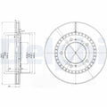 Disc frana DELPHI BG3821