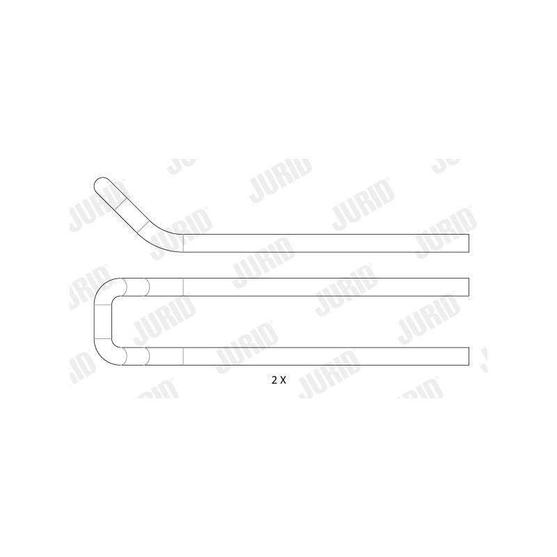 Kit accesorii placute frana JURID FAC176