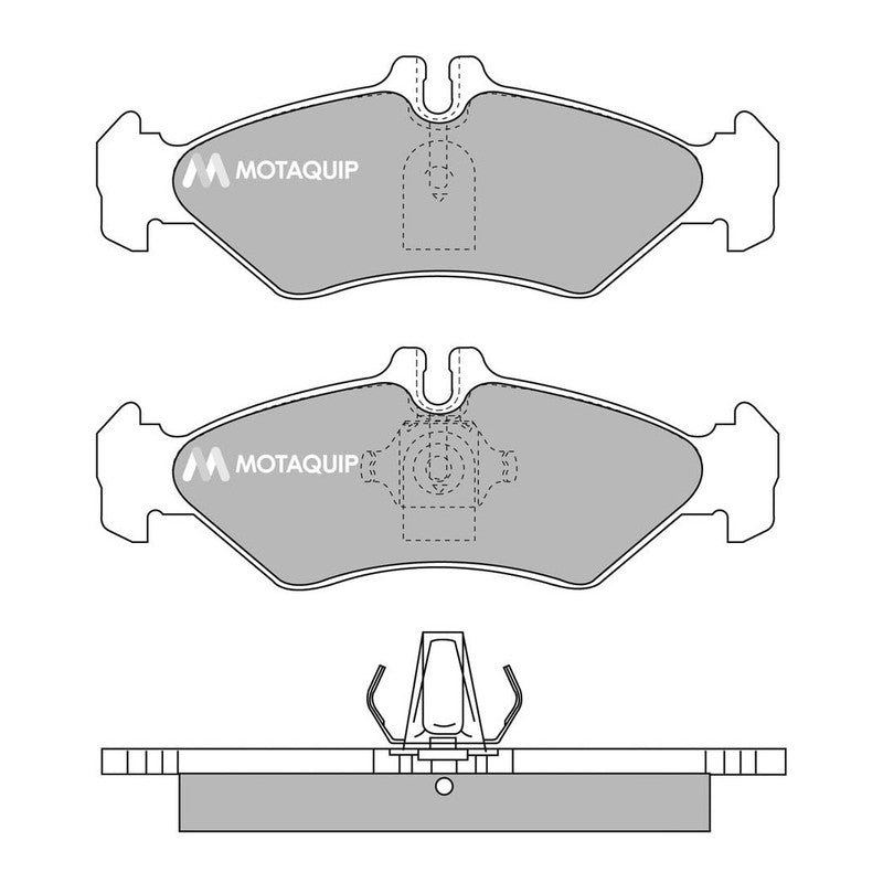 Set placute frana MOTAQUIP LVXL175