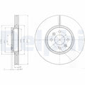 Disc frana DELPHI BG3929