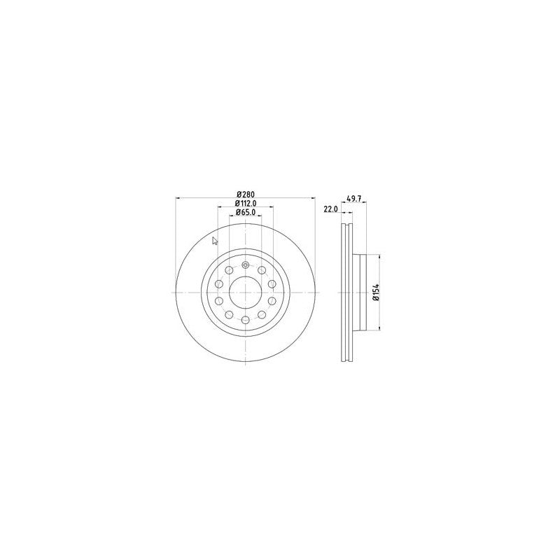 Disc frana MTR 12108504