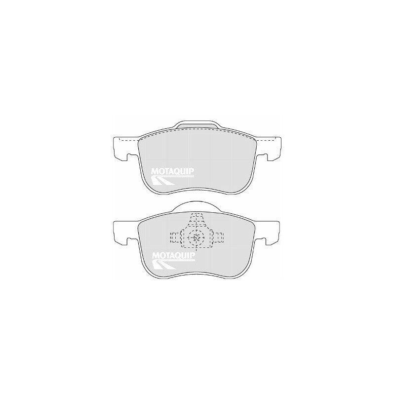 Set placute frana MOTAQUIP LVXL1326