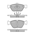Set placute frana MOTAQUIP LVXL467