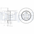 Disc frana DELPHI BG3326C