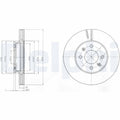 Disc frana DELPHI BG4096