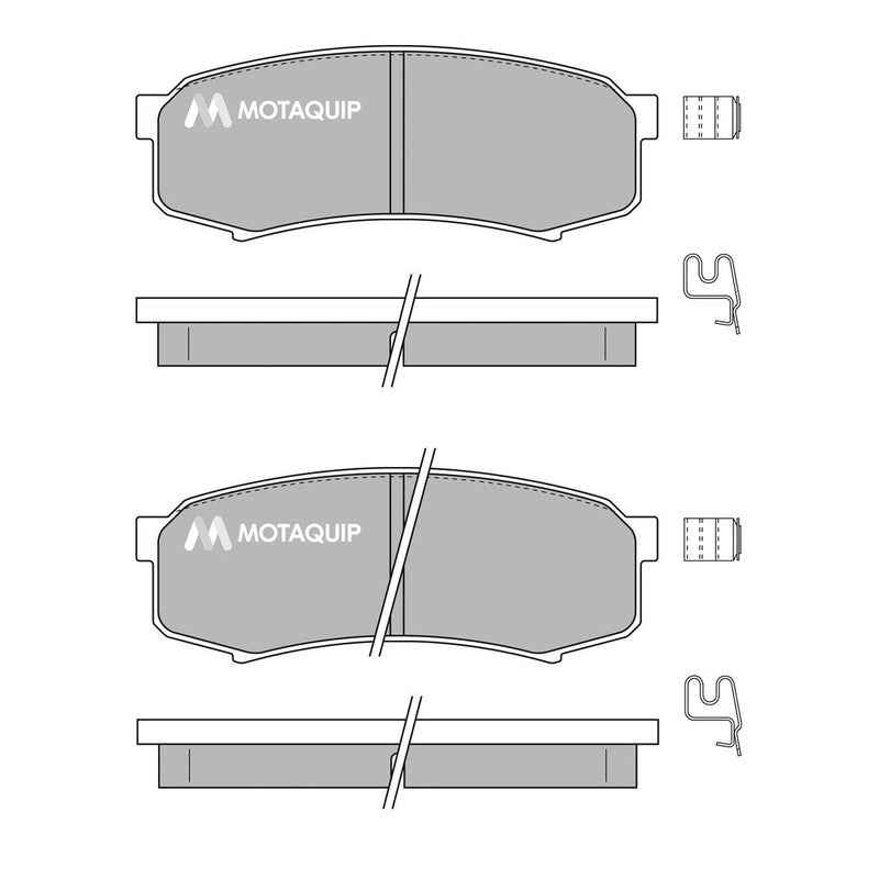 Set placute frana MOTAQUIP LVXL131