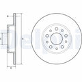 Disc frana DELPHI BG4655C