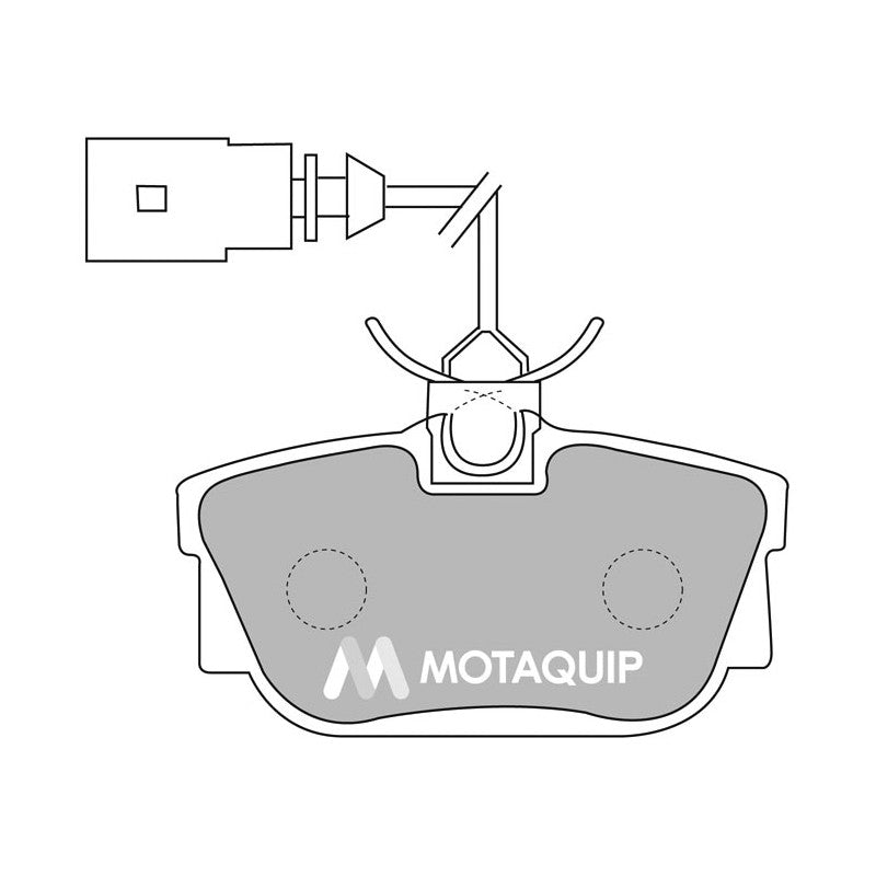 Set placute frana MOTAQUIP LVXL1134