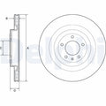 Disc frana DELPHI BG9126C