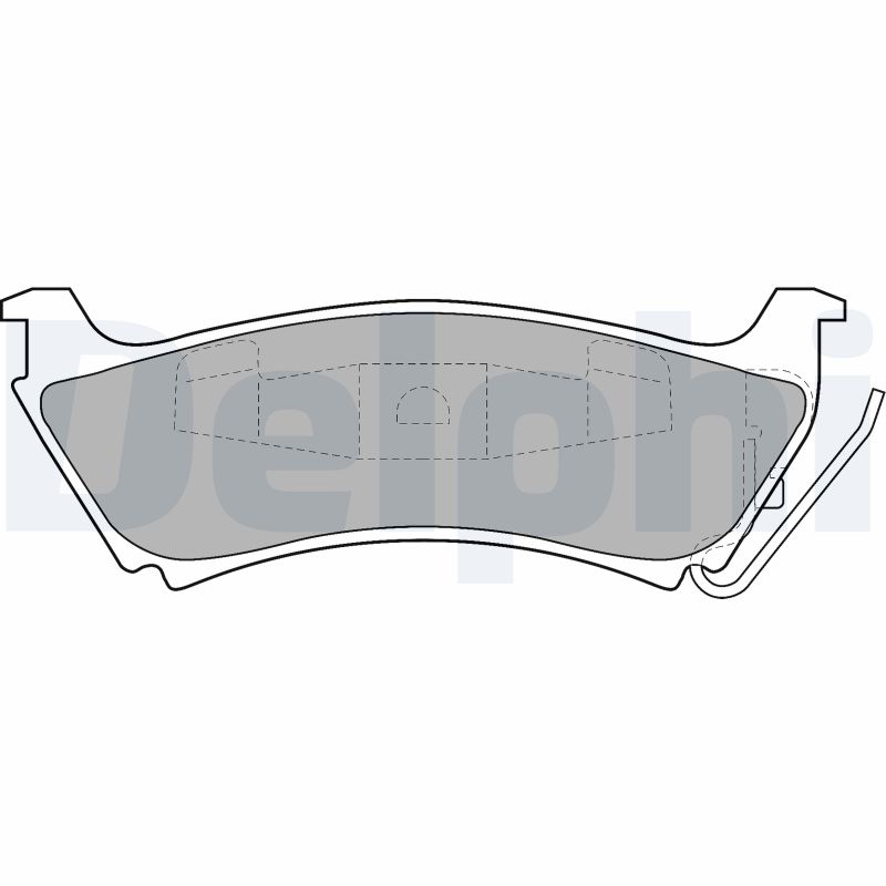 Set placute frana DELPHI LP1501