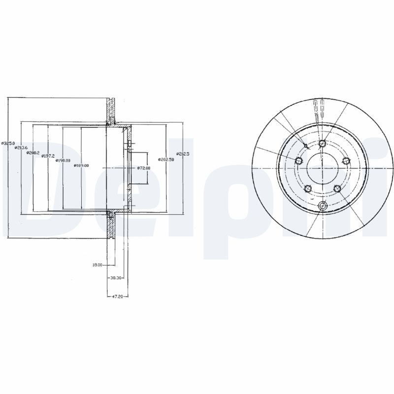 Disc frana DELPHI BG4341