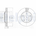 Disc frana DELPHI BG4258