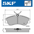 Set placute frana SKF VKBP 80356