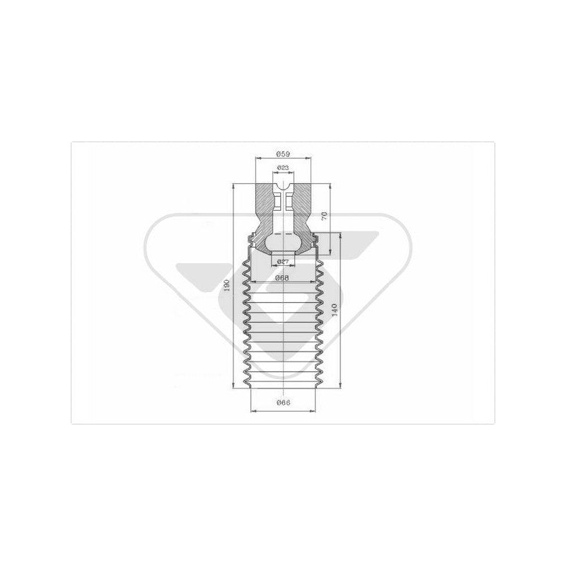 Kit protectie amortizor HUTCHINSON KP053