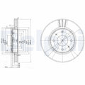Disc frana DELPHI BG3501C