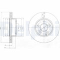 Disc frana DELPHI BG4227C