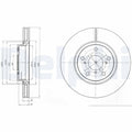 Disc frana DELPHI BG4236C