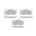 Set placute frana MOTAQUIP LVXL1345