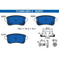 Set placute frana ATE 13.0460-2651.2