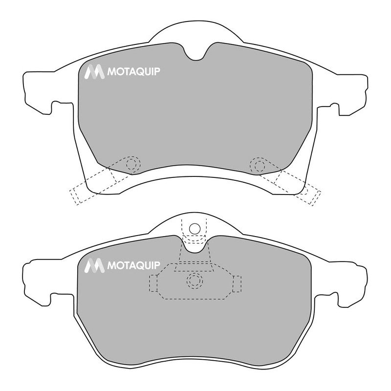 Set placute frana MOTAQUIP LVXL286